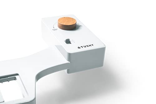 TUSHY Classic 2.0 Bidet Toilet Seat Attachment | A Non-Electric Self Cleaning Water Sprayer w/Adjustable Water Pressure Nozzle, Angle Control & Easy Home Installation (White/Bamboo)