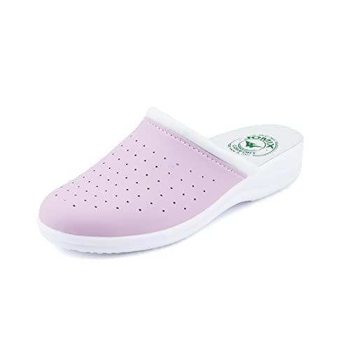 JOMIX Sabots Medical Femme Homme Sabot Femme Orthopédique Fabriqués en Italie Rose / 39 EU