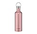 Produktbild THERMOcafé by THERMOS TC TRAVELER BOTTLE rose gold mat 0,50l, Thermosflasche aus Edelstahl, 12h heiß & 24h kalt, absolut dicht für Schule, Büro, Wasserflasche mit Griff, isolierte Trinkflasche