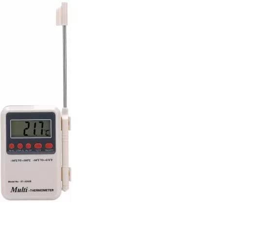 Mickko Multi-Stem Digital Thermometer with External Sensing Probe – Accurate, Fast Response LCD Model ST9283B for Air Conditioning & Refrigeration (White)-image-15