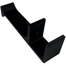 Simple Door Prop for Cats & Other Pets | Keep Cats, Dogs, or Other Pets from Shutting Door on Themselves | Easy No Screw Installation | Made in USA Black