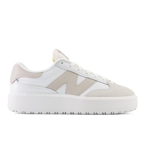 New Balance Tênis feminino CT302, Branco/Rosa, 38