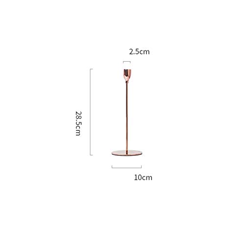 Retro European Candle Candelabra Simple Decorative Candle Stand for Cafe House Restaurant Hotel Romantic Candle Holder Modern Centerpiece-f 10x5cm(4x2in)