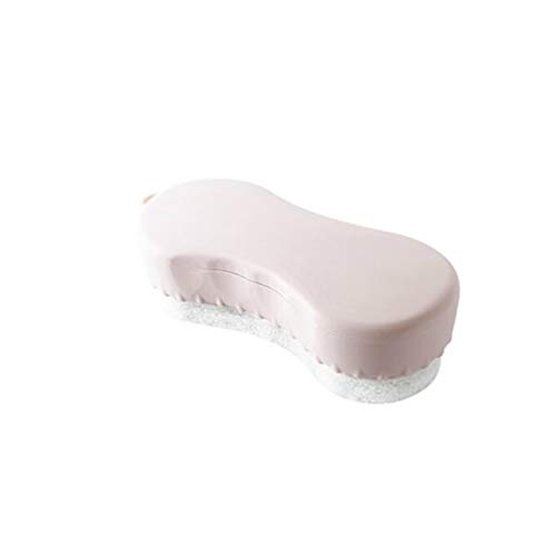 KYMLL Kitchen Cleaning Dishwashing Scrubber Brush Food Grade Kitchen Dish Cleaning Sponge Brush for Pot Pan Dish Pink