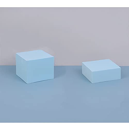 shop - Set in schiuma blu cielo per prodotti fotografici accessori per la fotografia e la visualizzazione di gioielli per realizzare più raffinati e nobili 2 pezzi cuboid