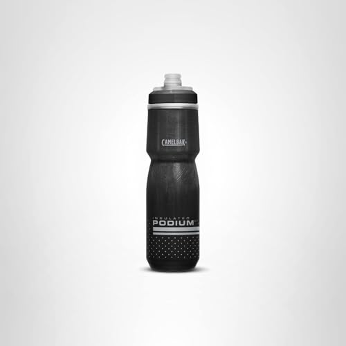 CamelBak Podium Chill Bike Insulated Squeeze Water Bottle Black, 24oz