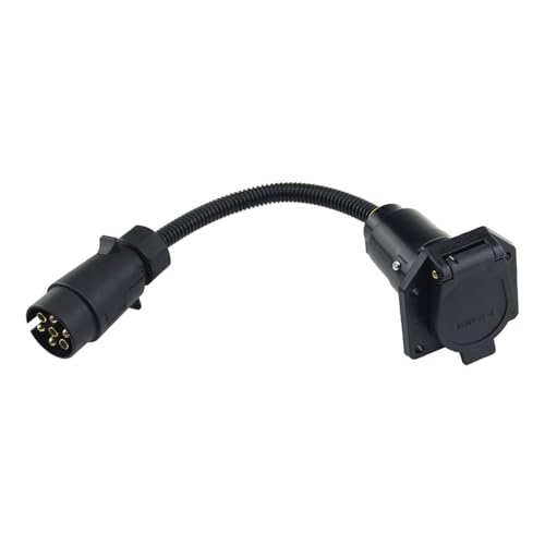 YIZITU Adattatore del Rimorchio da 5 Pin 60 Cm ABS Contatti in Plastica in Plastica per Applicazioni Affatti Roulotte Sistemi Adattatore per Impianto ABS Adapter