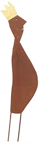 ETC stimmungsvoller Gartenstecker Blumenstecker Dekofigur König als...