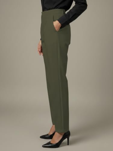 Image of Leriya Fashion Formal Pants for Women Office Wear |Trousers for Women - Straight Pants for Woman Formal Pant for Woman, Stretch Lycra Workwear Trousers