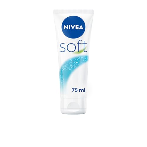 NIVEA Soft (1 x 75 ml), Allzweckcreme mit Jojobaöl und Vitamin E, Intensive Feuchtigkeitscreme zur Pflege von Gesicht, Körper und Händen… – Ansicht 1