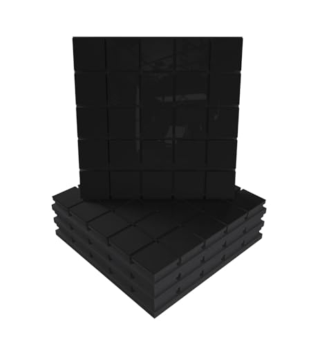 �����z���g�U�p�l�� 4�Z�b�g | 50x50x5cm | �z���E�g�U�E���ˁE�h�� | �m�C�Y�ጸ���G�R�[�}�� | HDF�v���[�g�̐F: [x4 GRID | �u���b�N�O���X�v���X�`�b�N]