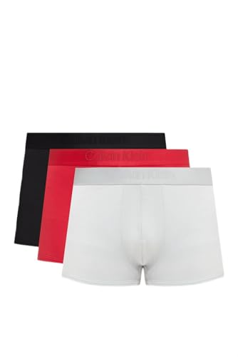Calvin Klein Erkek Low Rise Trunk Boxer, 3'lü Paket, Karışık…
