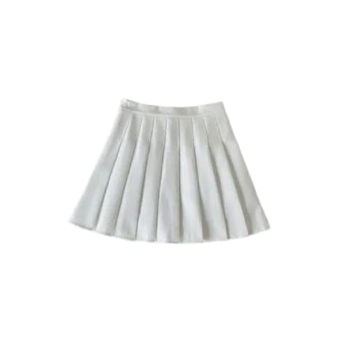 Women's Solid Color High Waist A Line Mini Skirt Slim Casual Summer Short Skirt All Match Fashion Skirt