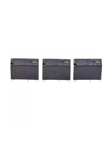 POWTAXBJGD Relay ALDP105 112 124 ALDP124W 4 Pins 5A 12V 24V 24VDC Relays(5PCS,ALDP105W 5V)