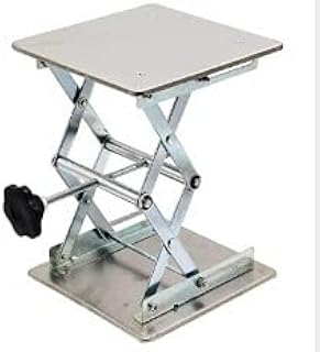 JEUIHAU 2 Pack 8 x 8 Inches Lab Jack Scissor Stand Platform  Stainless Steel Lab - Compare price