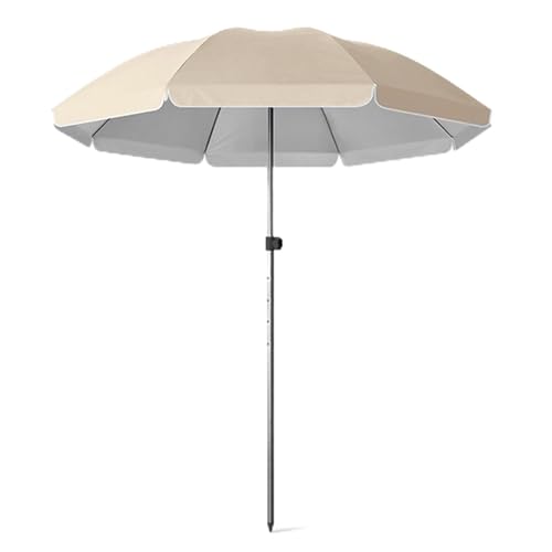 Pequeña sombrilla de patio Sombrilla de playa portátil con toldo for picnic al aire libre Protección UPF50 Adecuado for jardín al aire libre Patio Picnic Camping Playa(E,227cm/7.4ft)