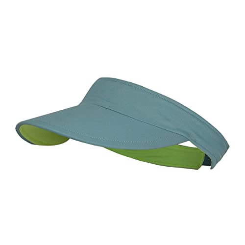 Magracy Damen UPF50+ Sonnenblende für Sport mit breiter Krempe UV-Schutz Tenniskappe, blau, Einheitsgröße Cover