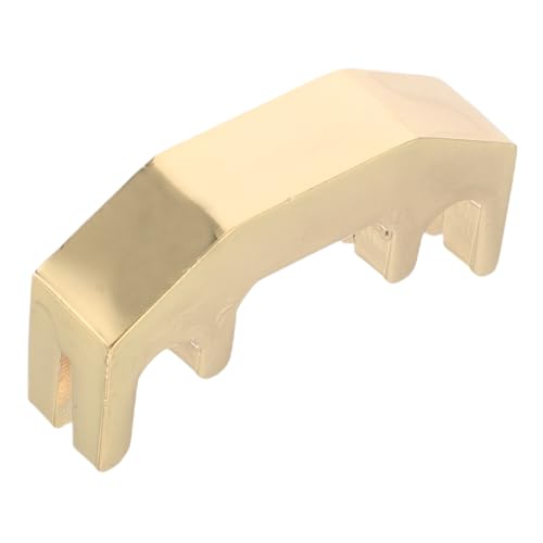 UPKOCH ヴァイオリンミュート バイオリンのミュート バイオリン練習用ミュート 小 バイオリン用練習用ミュート ヴァイオリン用の弱音器パーツ バイオリンミュート Golden 金属