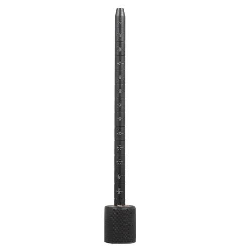 NUOBESTY Cárter de Aceite de Transmisión Profesional 1017, Bandeja Compacta de Acero Resistente la Oxidación Color Negro, Portátil con Escala para Uso en Transmisión Automática