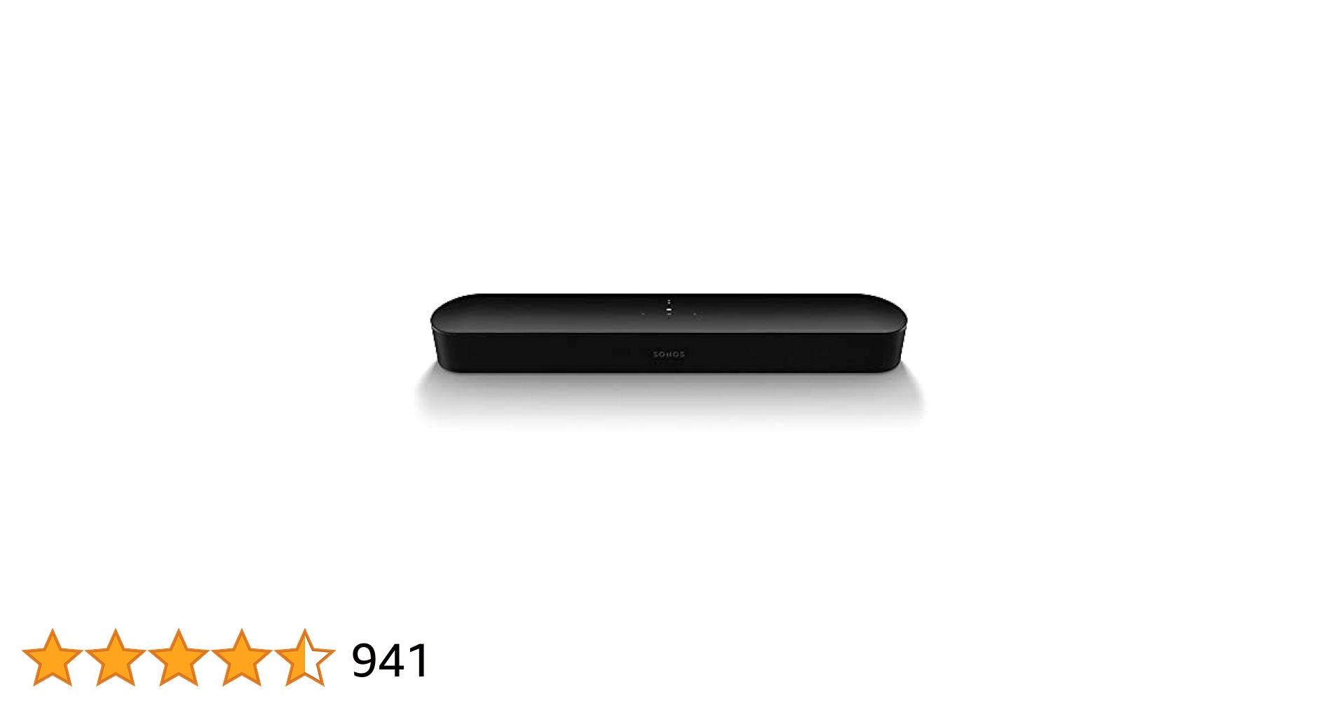 Sonos Beam Gen 2 サウンドバー（黒） Sonos Kompaktowy soundbar Beam (Gen 2) z Dolby Atmos i