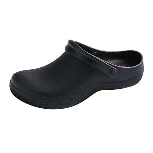 EQWIGKEIT Zapatos de jardín para mujer y hombre, impermeables, ligeros, cómodos, para la lluvia, antideslizantes, antideslizantes, zapatos de goma, transpirables, en las tallas 36-46