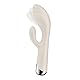Satisfyer Spinning Rabbit 1 Rabbit-Vibrator | Rotation für G-Punkt und Klitoris | Sex-Spielzeug aus Silikon für Frauen | Stimulation mit Drehfunktion | 12 Vibrations- und 5 Rotationsprogramme | Creme