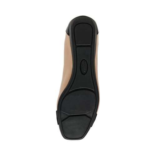 Image of Anne Klein Uplift Flats for Women - Textile Upper and Lining - Stretch Collar - 90 Flexibility - Square Cap Toe