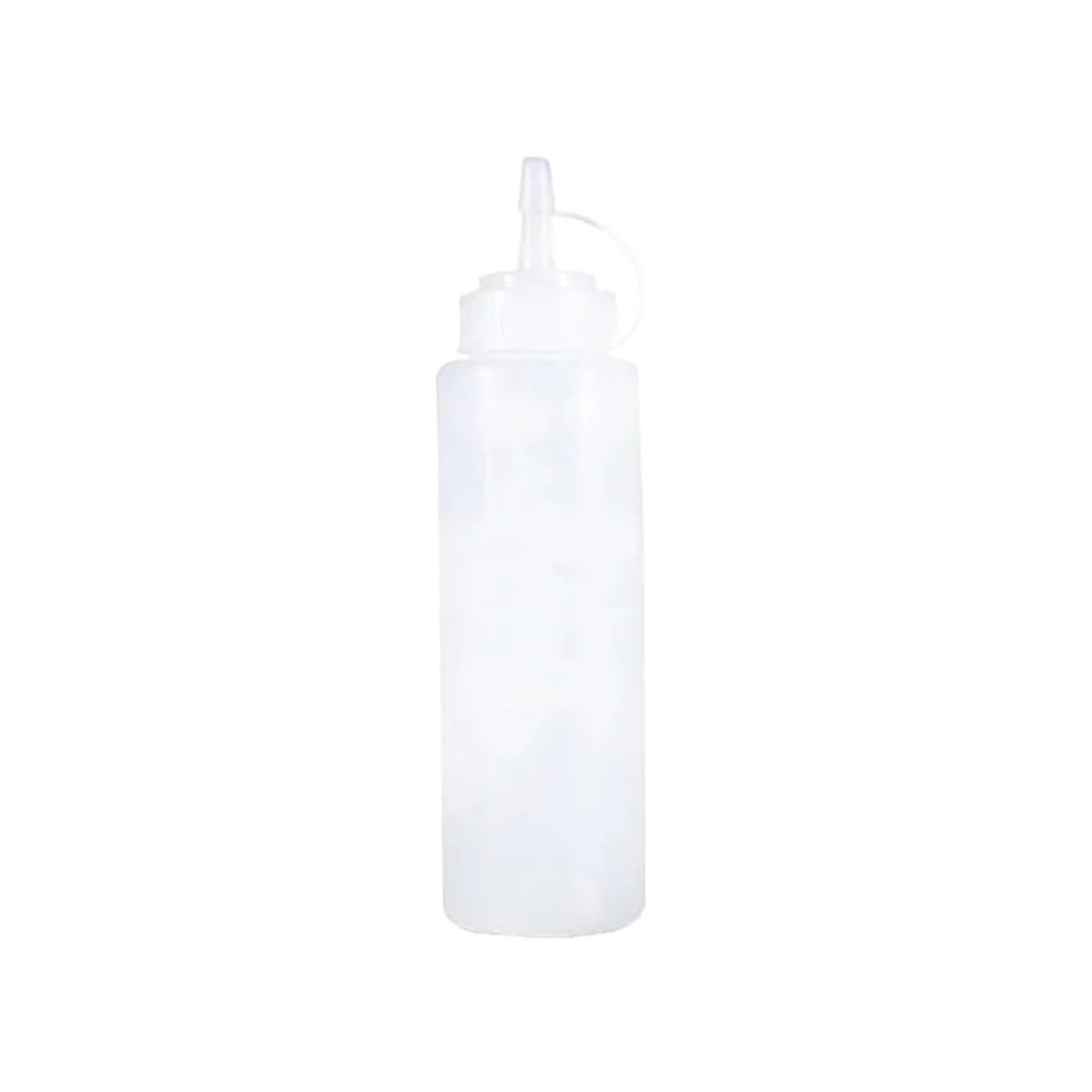ZNJAMN 10PC Large Capacity Sauce Bottle Kitchen Multifunctional Seasoning Tomato Barbecue Squeeze for Seasoning(400ML)