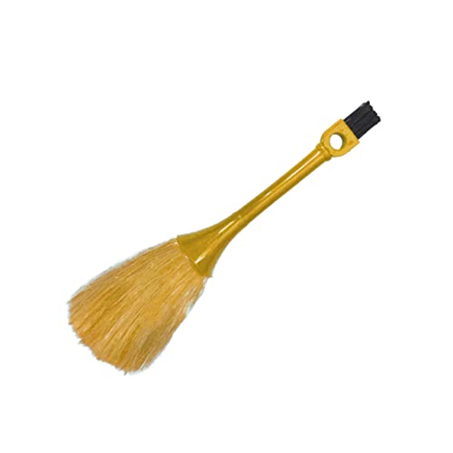 CIYODO 2pcs Keyboard Cleaning Brush Dust Removal Tool for Computers Electronics and Spaces for Hard Reach Areas Yellow Color