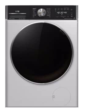 8.5 kg/6.5 kg 5 Star Fully Automatic Front Load Washer Dryer Combo (Voice Assistant Supported, Silver)