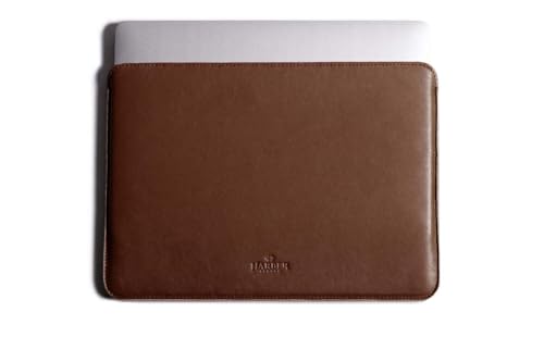 Housse en cuir fin MacBook Pro 14, étui de protection nomade pour le travail et les cafés