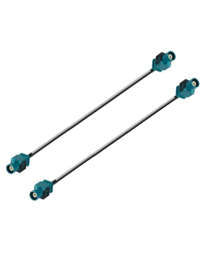 Image of Fakra Z Cable Fakra Z Male to Male Vehicle Aerial Antenna Extension Cable RG174 15CM /6IN for Car Stereo GPS Navigation System Antenna 2PCS