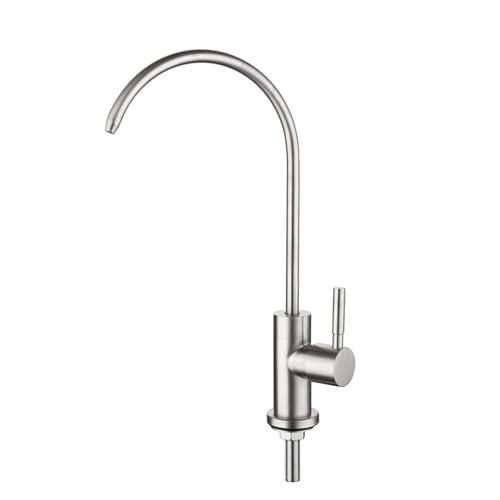 Robinet cuisine col de cygne pour évier moderne avec filtre à eau