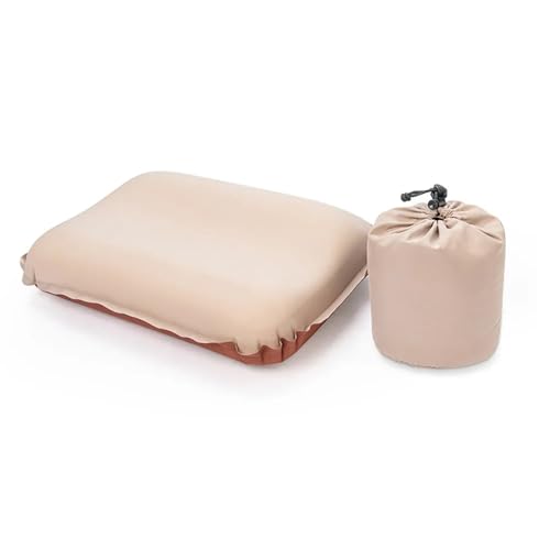 VIHAX 3D Sponge Automatic Inflatable Pillow - Camping, Tent, Travel, Portable Cervical Pillow for Outdoor Use