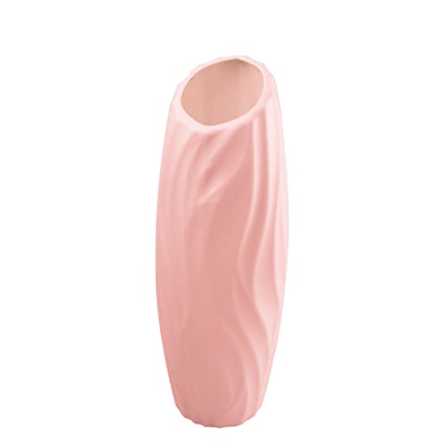 Keptfeet plástico - Jarrón irrompible con Apariencia cerámica | Jarrón Aspecto cerámica geométrico irrompible para cafetería Ofic en casa, decoración centros Esa