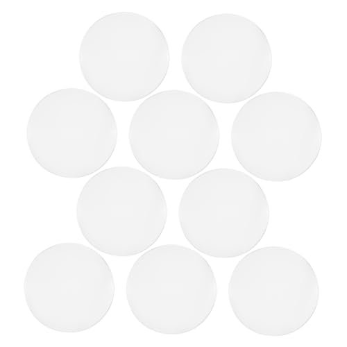 FRCOLOR 10pcs Optical Acrylic Lens DIY Handheld Magnifier for Optical Experiment Science Classroom Optics Kits Physics Demonstration Equipment