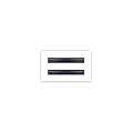 BUILDMART - 6x4 White Modern AC Vent Cover - Decorative Air Vent - Standard Linear Slot Diffuser - Register Grille for Ceiling, Walls & Floors - Texas Buildmart