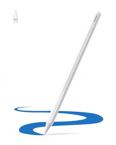 Baseus Stift für iPad 2018-2025, 17H Akkulaufzeit, Palm Rejection, Fernsteuerung, Stylus Pencil USB C Magnetisch für iPad 6/7/8/9/10/11, Pro 11“/12.9“/13'', Air 3/4/5/6/7, Mini 6/7