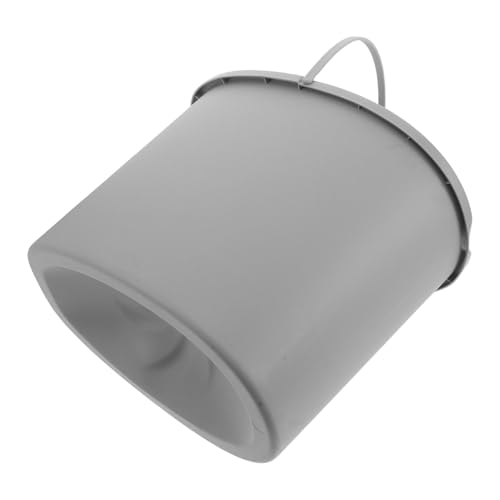 NOLITOY Seau de Toilette Étanche en Plastique avec Poignée, Facile à Nettoyer, Anti-éclaboussures, pour Chaise Percée, Adapté aux Personnes Âgées et Usage au Chevet