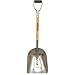 Kodiak Aluminum Scoop with Cushion D-Grip, 13 3/4 x 18 Blade, 27 in Ash Handle