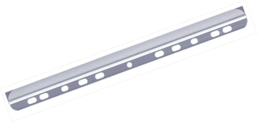 Durable Klemmschiene mit Abheftleiste, für circa 60 Blatt A4, Packung à 50 Stück, transparent, 290419