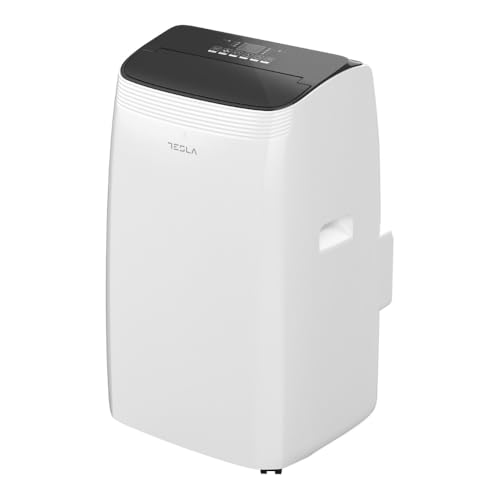 Tesla TTMYW-12CHW - Aire Acondicionado Portátil 12 000 BTU / 3,5 kW con bomba de calor, WiFi, Pantalla LED, Gas R290, Color Blanco