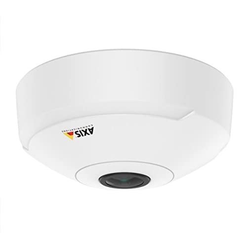 Axis Communications Network Surveillance Camera - Dome - Color - 12 MP - 2880 x 2880 - Fixed iris - Fixed Focal - HDMI - LAN 10/100 - MPEG-4, MJPEG, H.264 - PoE
