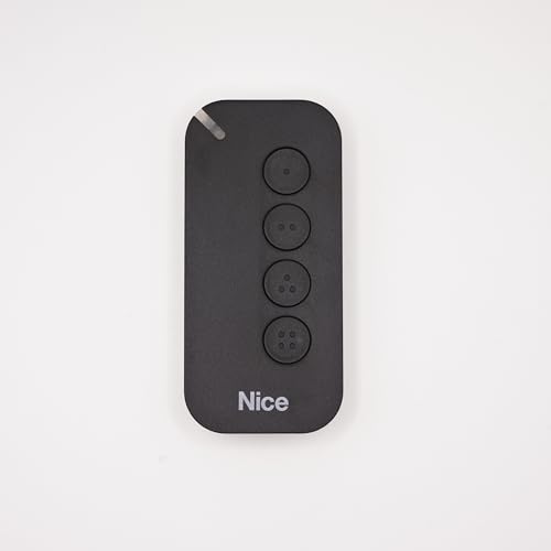 NICE MyGo4 - Télécommande Officielle à 4 canaux pour Portail et Garage - Remplace Les Gammes Flor-S, One, et Flore - Fréquence : 433,92 MHz - Compatible...