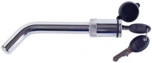 Replacement Trailer Tow Locking Hitch Pin 1/2" Chrome Plated 2 Keys fits Trailer & Towing New