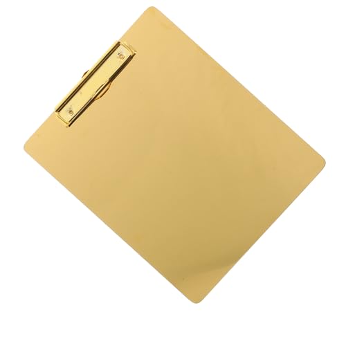Porte-papiers A4 acier inoxydable or pour bureau enseignant et école