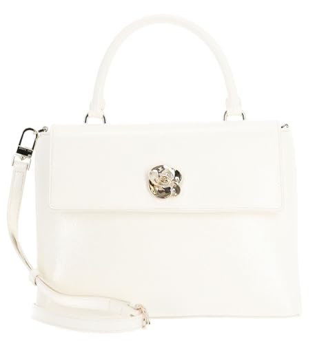 Sac à poignée supérieure femme ivoire taille M sac à main froissé chic S284040ivoryo/S