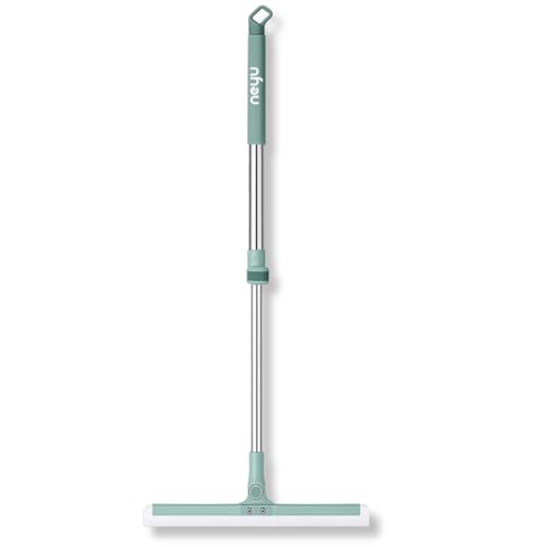 NEYU Magic Broom Sweeper with Extendable Handle | Multi-Functional Silicone Floor Sweeper for Wet & Dry Cleaning | Wipers for Bathroom Floor