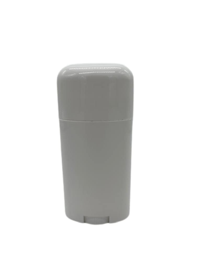 Deodorant Container Oval Empty 2.65oz/30ml - Twist-Up Refillable Plastic Tube for DIY Deodorants, Pack of (5) by Yellow Brick Road