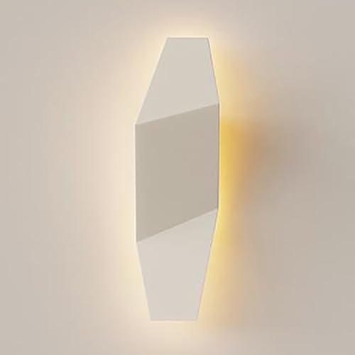 Applique murale géométrique LED blanche pour rompre la grisaille des couloirs